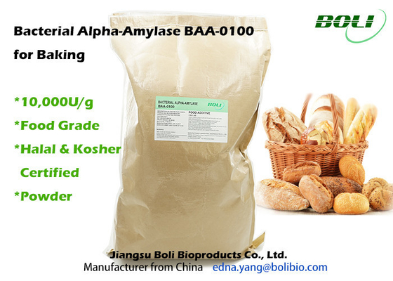BAA-0100 Alpha Amylase Baking Enzymes bacteriana 10000U/G en comida