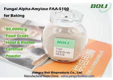 Estabilidad superior de la amilasa alfa fungicida sólida, enzimas en la industria panadera 80000 U/g