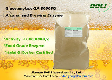 800000 U/enzima de la glucoamilasa del polvo de g, enzimas comerciales de la fermentación