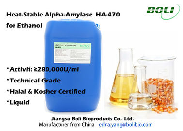 El pH bajo tolera las enzimas termoestables líquidas para la amilasa alfa ha - 470 280000 U/ml del etanol