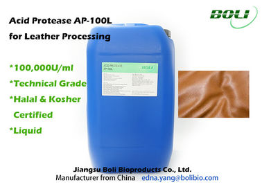 Proteasa ácida para el proceso de cuero, altas enzimas eficientes de la alta concentración en industria textil
