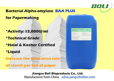 La amilasa alfa de la fabricación de papel ayuda a alcanzar viscosidad deseable de la mezcla durante la fabricación de papel