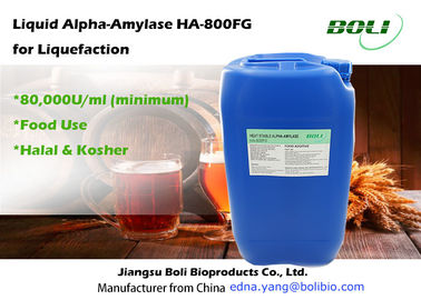 Enzima termoestable 80000 U/ml de la amilasa alfa para el alcohol y la elaboración de la cerveza de la utilización alimenticia