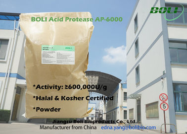 Proteasa ácida concentrada alto AP-6000 del polvo con el certificado Halal y kosher de China