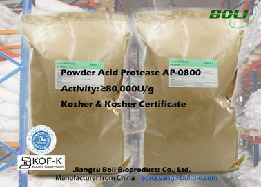 Polvo ácido 80000 U/g de la proteasa de las enzimas proteolíticas para las proteínas Hydrolyse