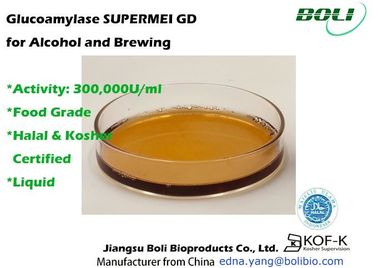 Líquido 300000 U/ml de la glucoamilasa de la enzima de alta actividad enzimática para el alcohol y elaborar cerveza
