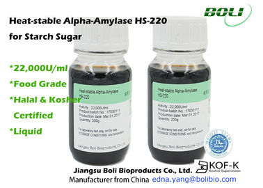Enzima líquida de la glucoamilasa de la forma de la amilasa alfa termoestable para el azúcar del almidón