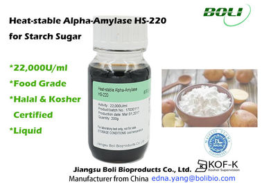 Enzima líquida de la glucoamilasa de la forma de la amilasa alfa termoestable para el azúcar del almidón