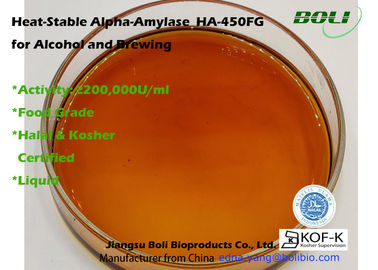 Elaboración de la cerveza kosher de la enzima de la amilasa de HA-450FG Certificcate