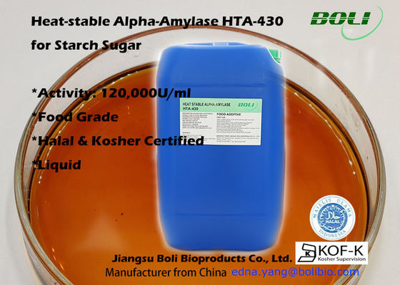 Actividad 120000u/Ml Alpha Amylase Enzyme Food Use de la licuefacción del almidón alta