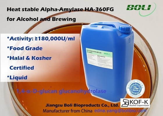 Alpha Amylase Enzyme termoestable HA-360FG para el alcohol y elaborar cerveza