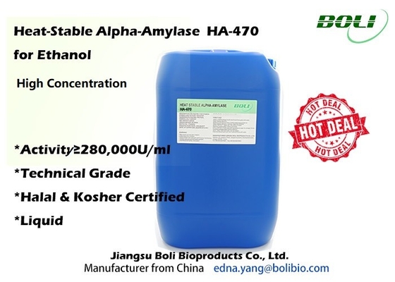 Alpha Amylase Enzymes termoestable ha 470 para la alta concentración del etanol