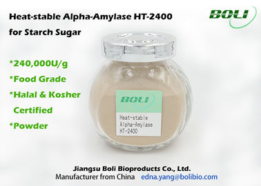 Enzima 40000 estabilidad superior pH óptimo 5,4 a 6,0 de U de la amilasa alfa de la alta concentración/de g