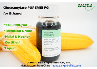 130000 U/ml de enzimas de la glucoamilasa para concentración del grado técnico del etanol la alta