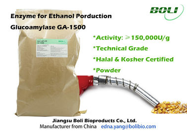 Enzima técnica GA - 1500 150000 U/etanol pálido de la glucoamilasa del grado de g BrownFor