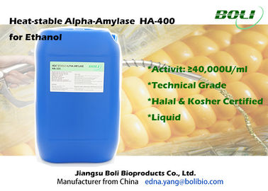 40000 U/ml de enzimas para la amilasa alfa termoestable ha - 400 pH bajo de la actividad estable del etanol