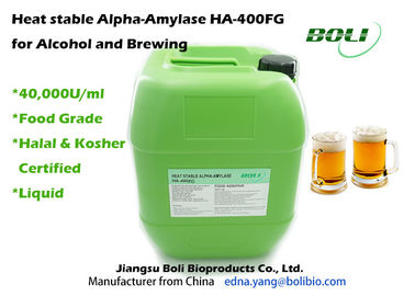 Amilasa alfa termoestable 40000 U/ml, enzimas industriales de la licuefacción en la elaboración de la cerveza