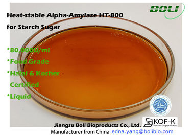 Amilasa alfa termoestable HT-800 de la enzima de la licuefacción de BOLI para la fermentación del azúcar del almidón