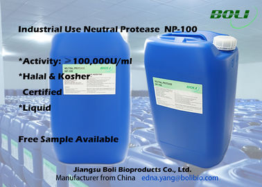 Enzimas neutrales líquidas industriales de la proteasa NP-100 de las enzimas proteolíticas