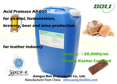 Proteasa ácida AP-050 en la enzima proteolítica de la forma líquida para la elaboración de la cerveza de la fermentación del alcohol y el pienso