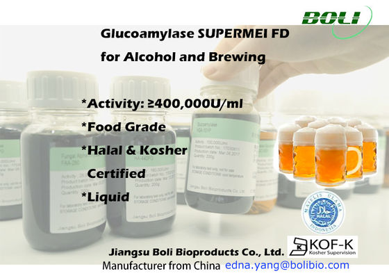 Glucoamilasa concentrada alto Supermei FD de la enzima de la utilización alimenticia
