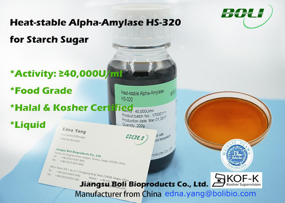 No azúcar termoestable del Gmo Alpha Amylase Enzyme For Starch