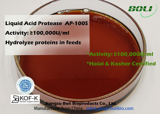 Proteasa ácida Ap-100s de la enzima del pienso en forma líquida