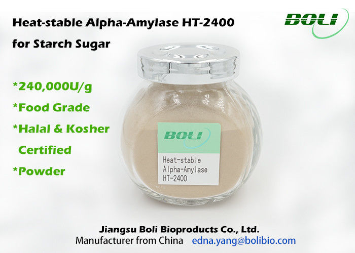 Enzima 40000 estabilidad superior pH óptimo 5,4 a 6,0 de U de la amilasa alfa de la alta concentración/de g
