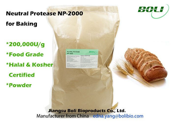 Enzimas neutrales de la hornada de la proteasa arriba eficientes para cocer y el promotor de la harina