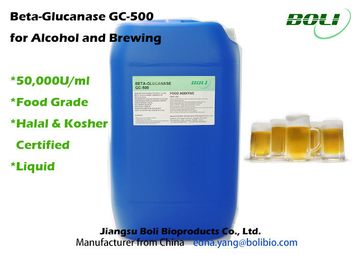 Categoría alimenticia Glucanase beta que elabora para la cerveza que elabora, uso industrial de enzimas