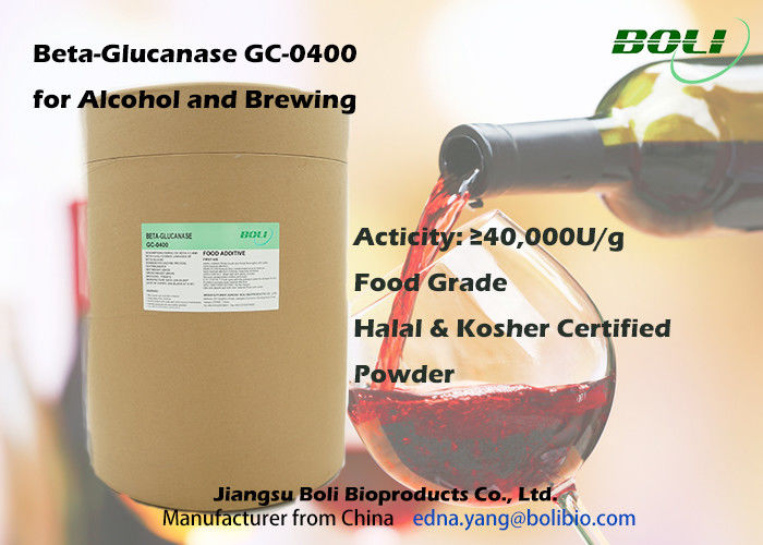 CROMATOGRAFÍA GASEOSA beta de Glucanase del polvo - 0400 para elaborar cerveza, enzimas biológicas de la categoría alimenticia